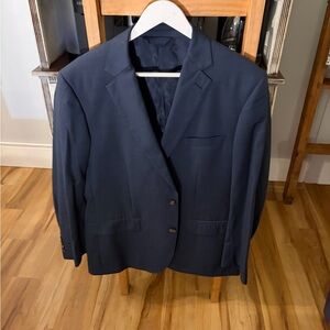 Men's Navy Blazer size 44/38S MaxDavoli great blazer!